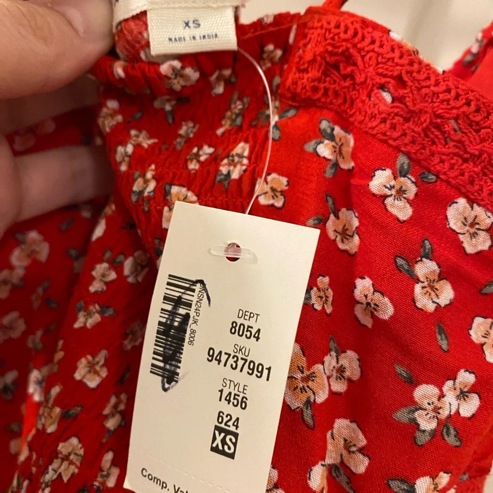 Aeropostale Red Floral Dress - Picture 7 of 7